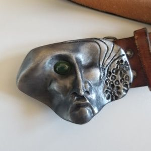 Belt Buckle by Lynne Dorsch Vintage Artisan Silver